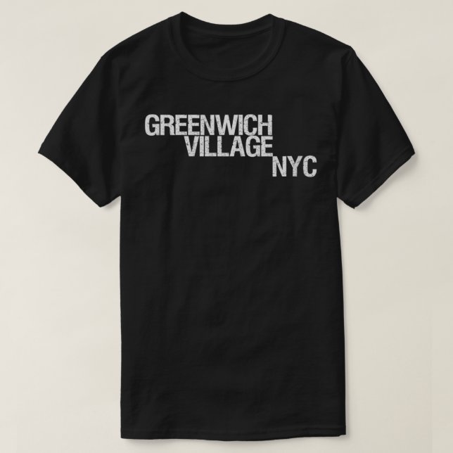 Camiseta Greenwich Village NYC , New York City Gear, (Diseño del anverso)