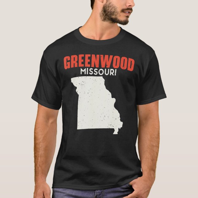 Camiseta Greenwood Missouri Estados Unidos Estados Unidos E (Anverso)