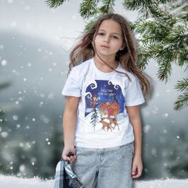 Camiseta Greeting from the North Moose Village Kid's tee