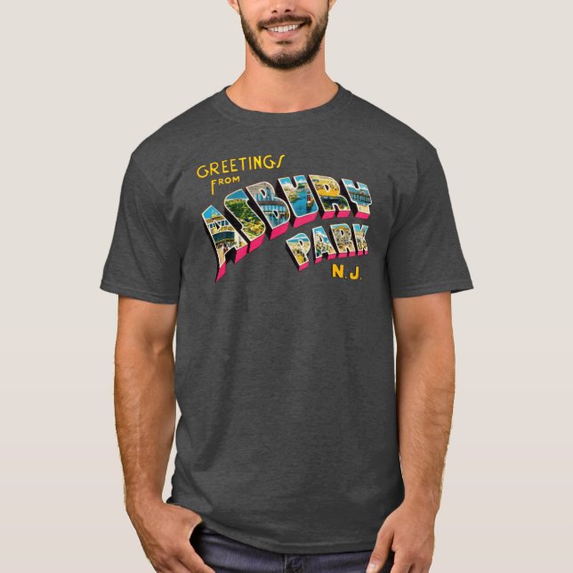 Camiseta Greetings from Asbury Park girl (Anverso)