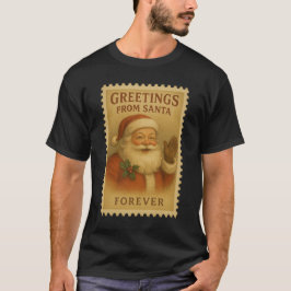 Camiseta Greetings from Santa – Forever Wave