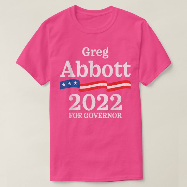Camiseta Greg Abbott Texas Governor Election 2022 Republica (Diseño del anverso)
