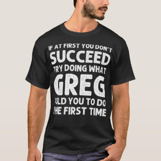Camiseta GREG Gift Name Personalized Birthday Funny Christm