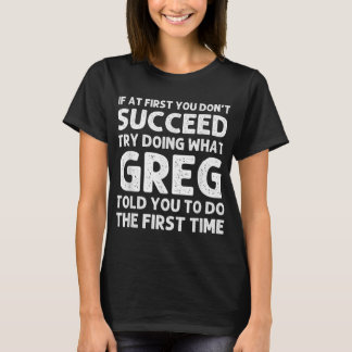 Camiseta GREG Gift Name Personalized Birthday Funny Christm