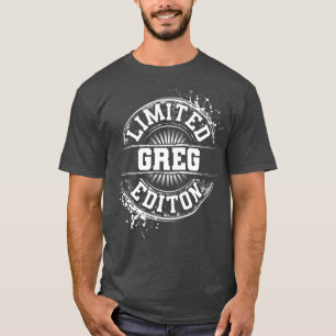 Camiseta GREG Limited Edition Funny Nombre personalizado