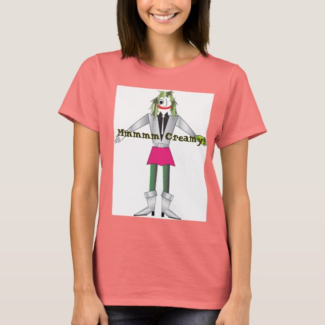 Camiseta ¡Greg viejo, Mmmm Creamy! (Anverso)