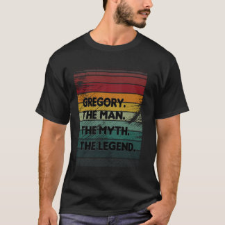 Camiseta Gregory Los Hombres El Mito La Leyenda Para Los Ho
