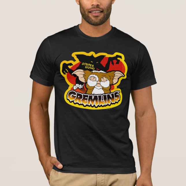 Camiseta Gremlins | Gizmo de miedo de banda (Anverso)