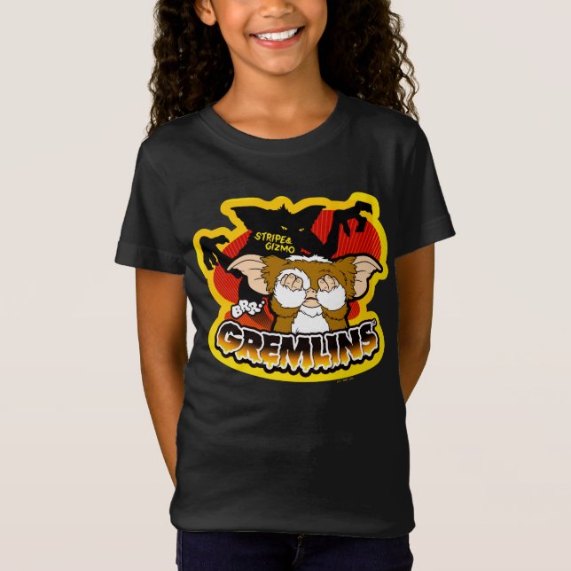 Camiseta Gremlins | Gizmo de miedo de banda (Anverso)