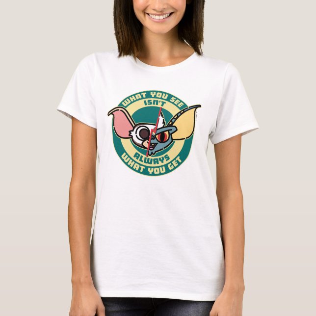 Camiseta Gremlins | Lo que ves no es siempre lo que obtiene (Anverso)