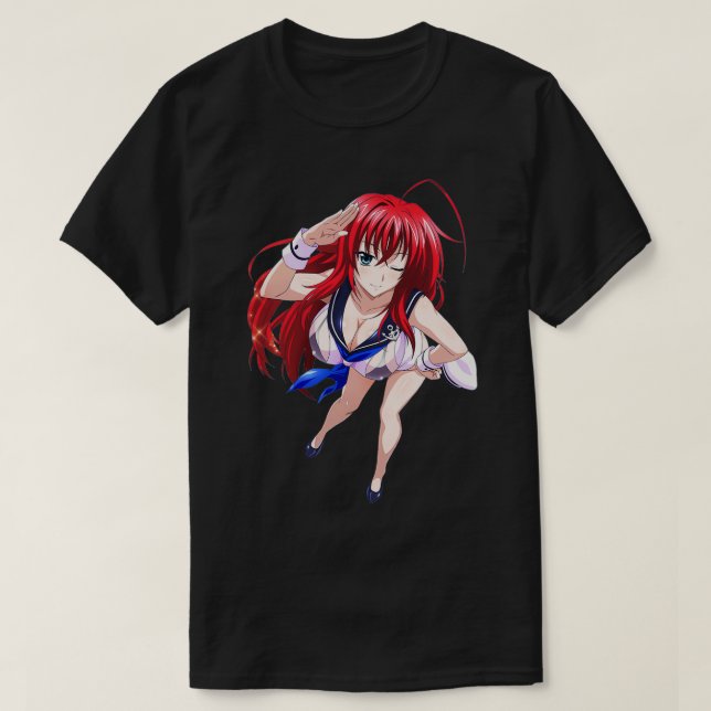 Camiseta Gremory de Rías DxD de secundaria (Diseño del anverso)