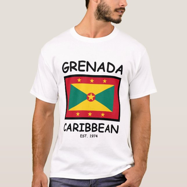 Camiseta Grenada flag (Anverso)