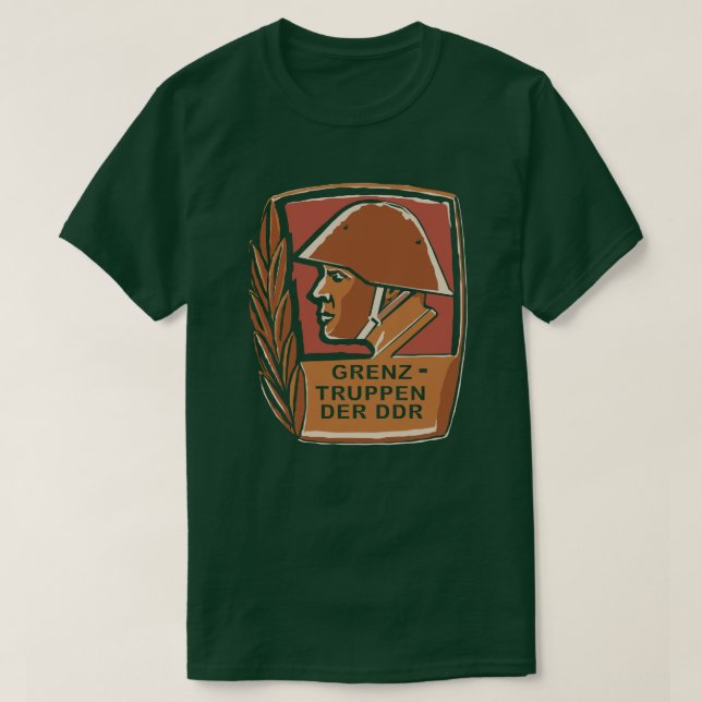 Camiseta Grenztruppen der DDR. (Diseño del anverso)
