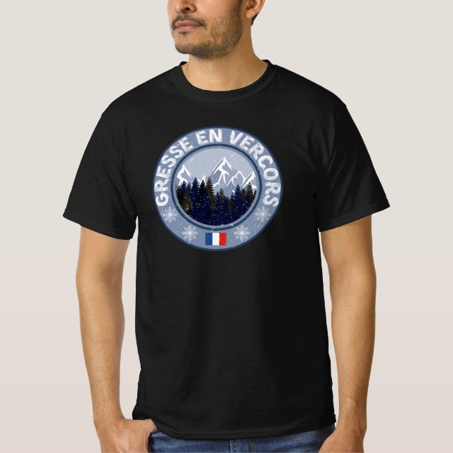 Camiseta Gresse en Vercors Station de ski (Anverso)