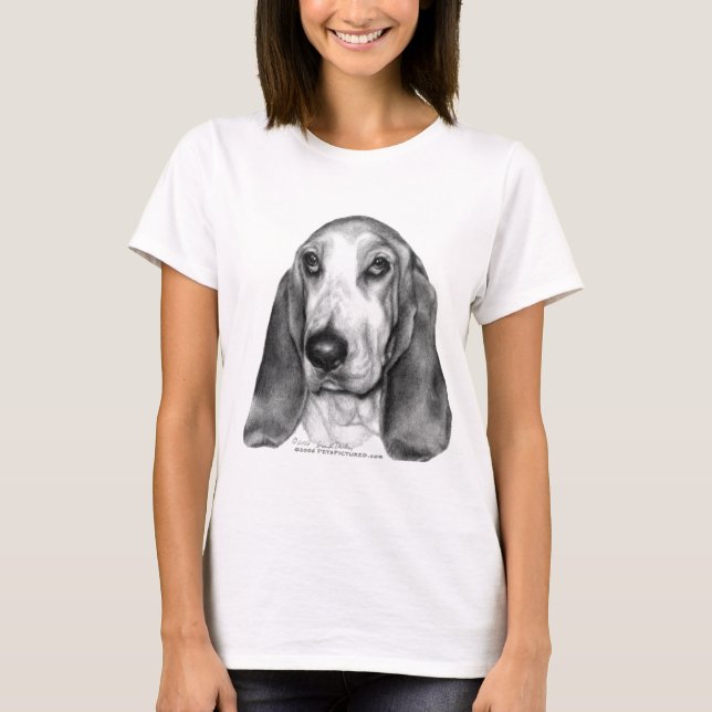 Camiseta Gretel, Basset Hound (Anverso)