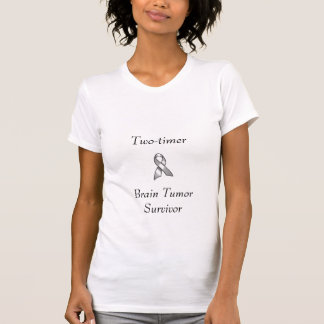 Camiseta GREY_RIBBON, Dos-contador de tiempo, superviviente