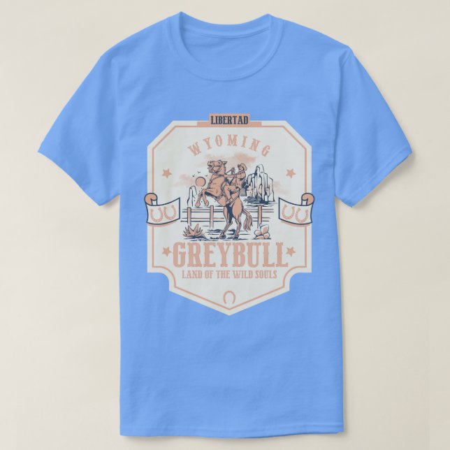 Camiseta Greybull Wyoming salvaje ciudad 1 (Diseño del anverso)