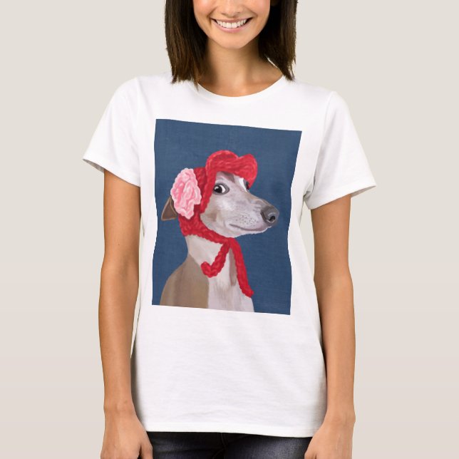 Camiseta Greyhound con el Gorra Red Wooly (Anverso)