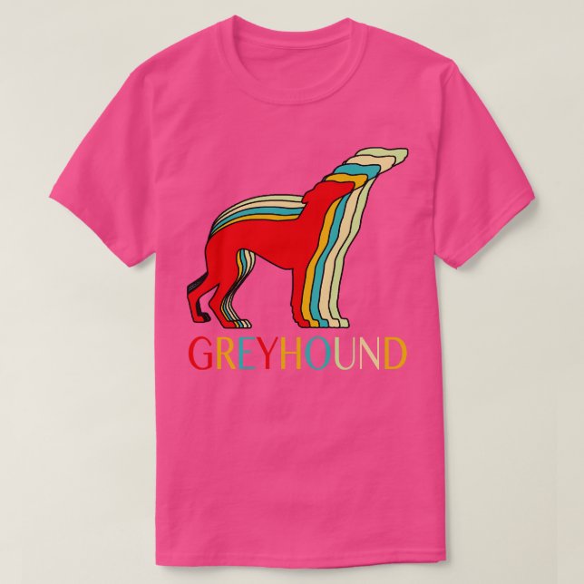 Camiseta Greyhound Dog  (Diseño del anverso)