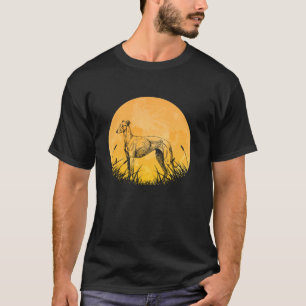 Camiseta Greyhound Easy Halloween Outfit Dog Mascota Moon C