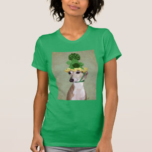 Camiseta Greyhound en Gorra de punto verde