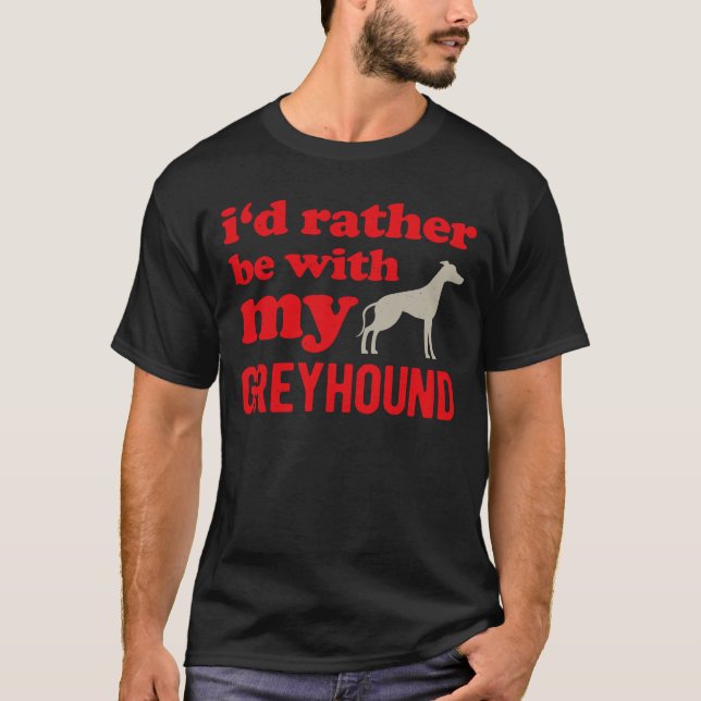 Camiseta Greyhound Funny (Anverso)