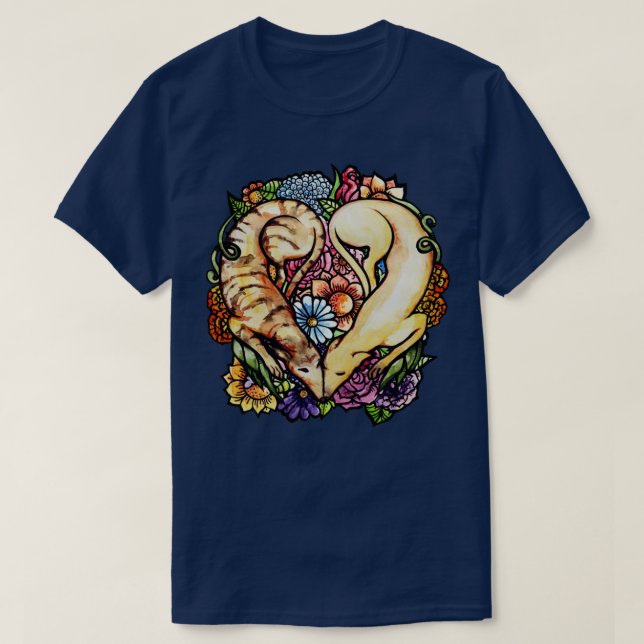 Camiseta Greyhound Garden (Diseño del anverso)