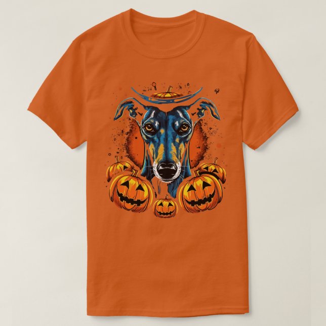 Camiseta Greyhound Halloween (Diseño del anverso)