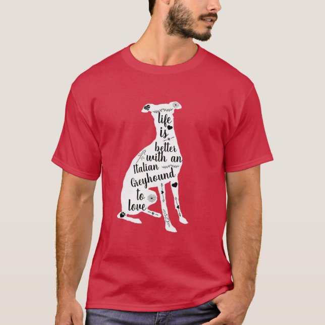 Camiseta Greyhound italiano (Anverso)