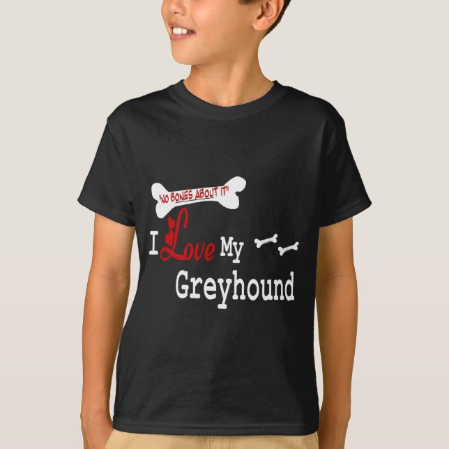 Camiseta Greyhound Lovers Regalos (Anverso)