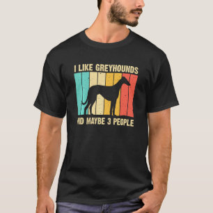 Camiseta Greyhound Men Mujeres Italianas Greyhound Dog