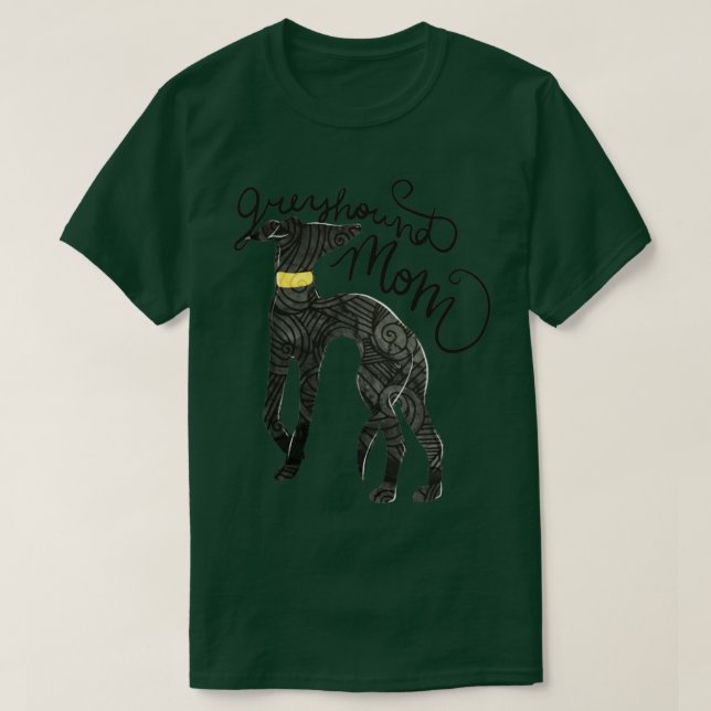 Camiseta Greyhound Mom1 (Diseño del anverso)