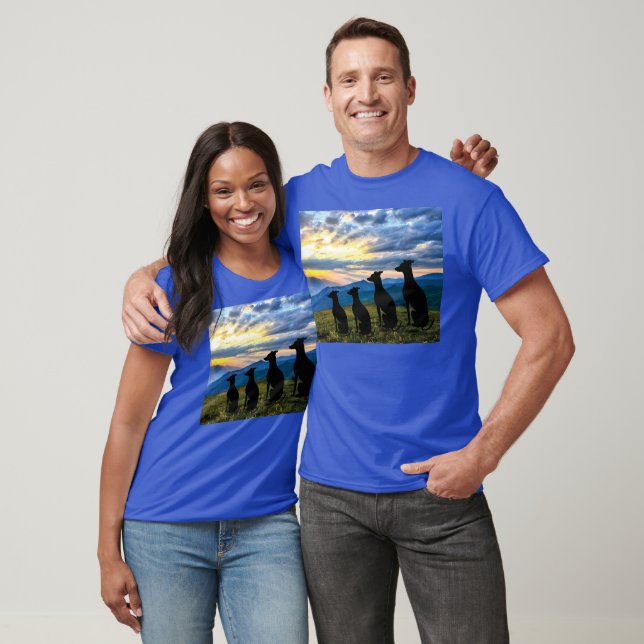 Camiseta Greyhound Pack Sunset (Unisexo)