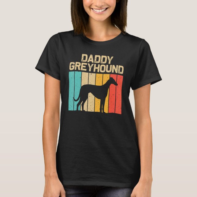 Camiseta Greyhound Para Hombres Padre Grisónigo Italiano Re (Anverso)