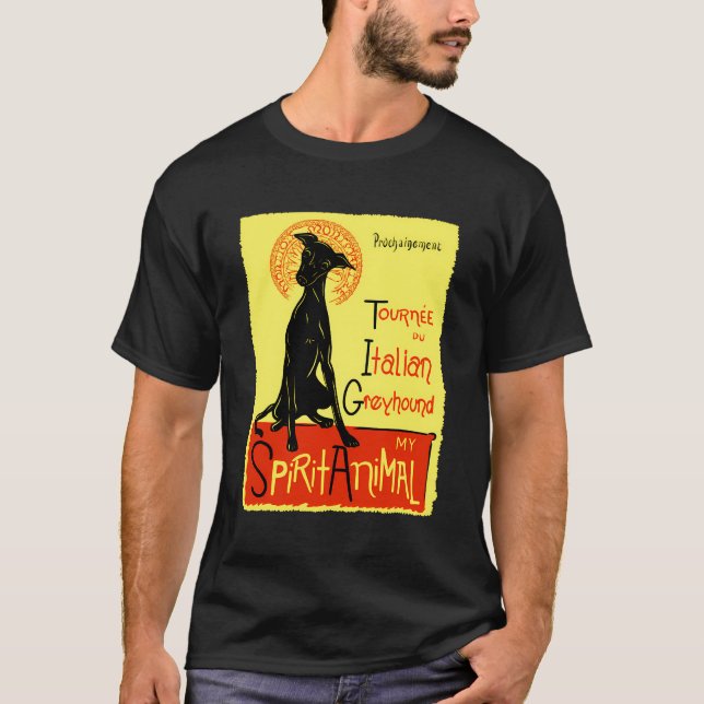 Camiseta Greyhound Perro italiano (Anverso)