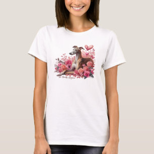 Camiseta Greyhound, Whippet, Iggy o Galgo Romántico