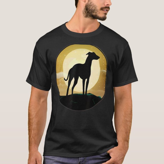Camiseta Greyhound Windhound Retro (Anverso)
