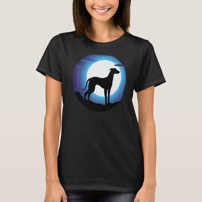 Camiseta Greyhound Windhound Retro (Anverso)