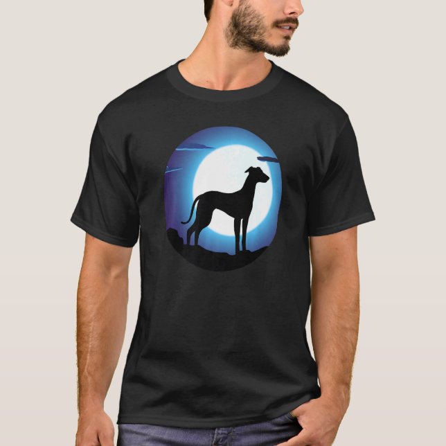Camiseta Greyhound Windhound Retro (Anverso)
