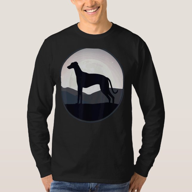 Camiseta Greyhound Windhound Retro 15 (Anverso)
