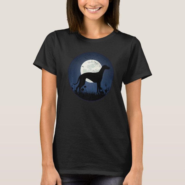 Camiseta Greyhound Windhound Retro 18 (Anverso)