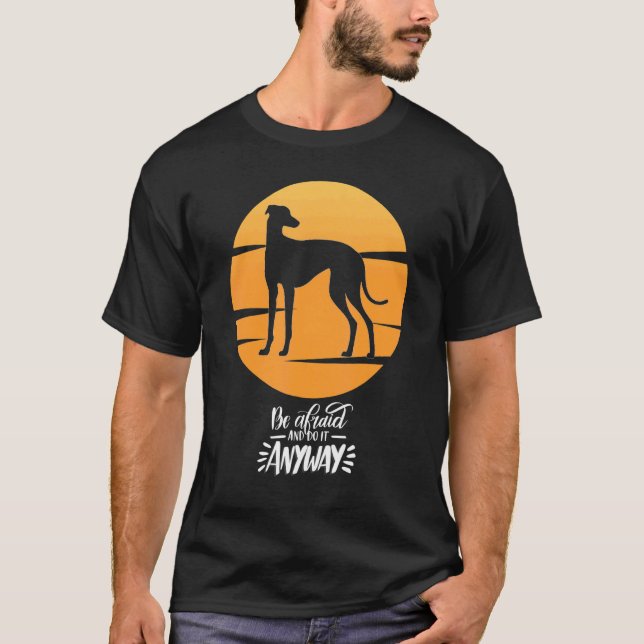 Camiseta Greyhound Windhound Retro 4 (Anverso)