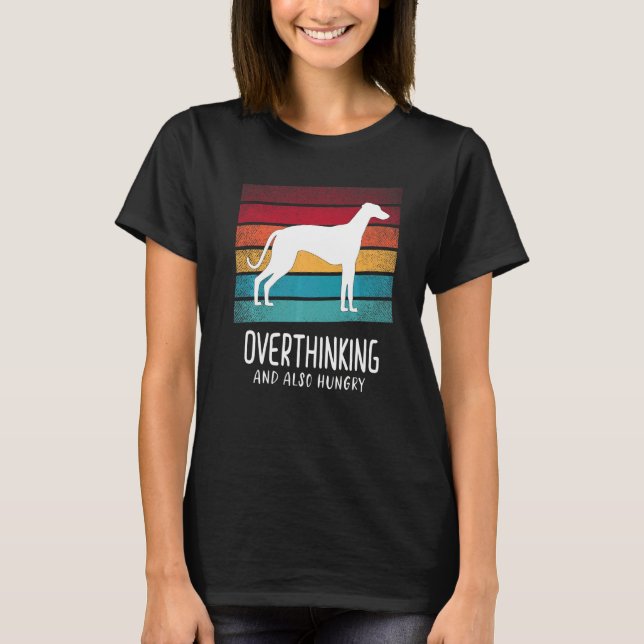 Camiseta Greyhound Windhound Retro 8 (Anverso)
