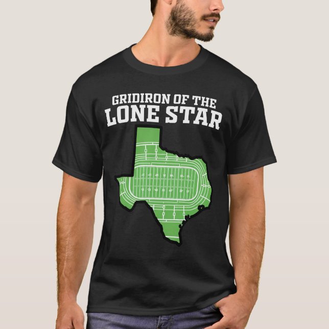 CAMISETA GRIDIRON OF THE LONE STAR - DALLAS FOOTBALL (Anverso)
