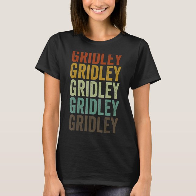 Camiseta Gridley City Retro (Anverso)