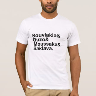 Camiseta griega de la suposición del signo "&" de