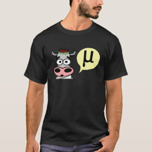 Camiseta griega de la vaca del MOO