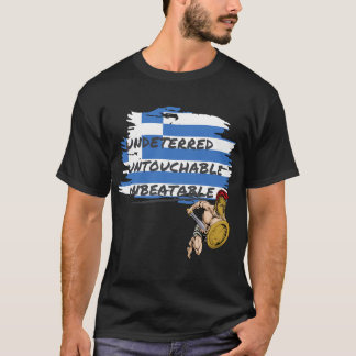 Camiseta Griega Espartana Para Hombres
