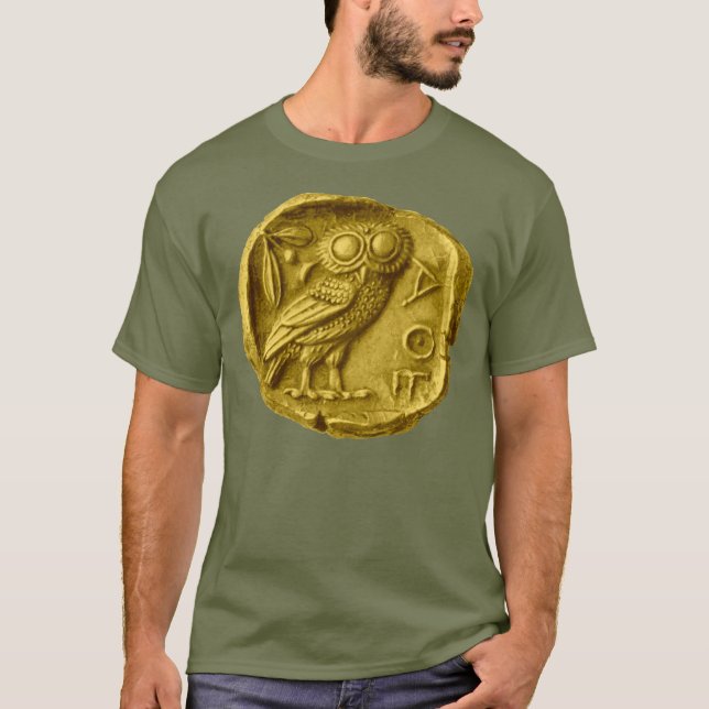 Camiseta Griego del búho (Anverso)