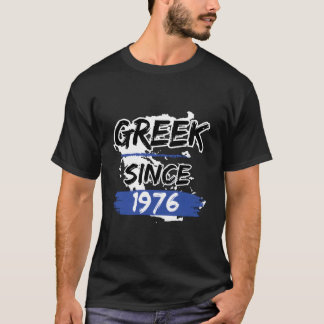 Camiseta Griego Desde 1976 Mapa Grecia Griego